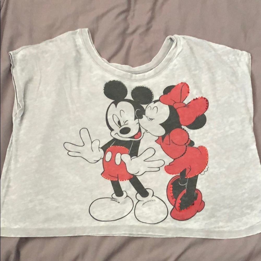 Mickey and Minnie Mouse shirt